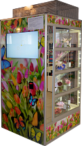 Вендинговый аппарат по продаже живых цветов